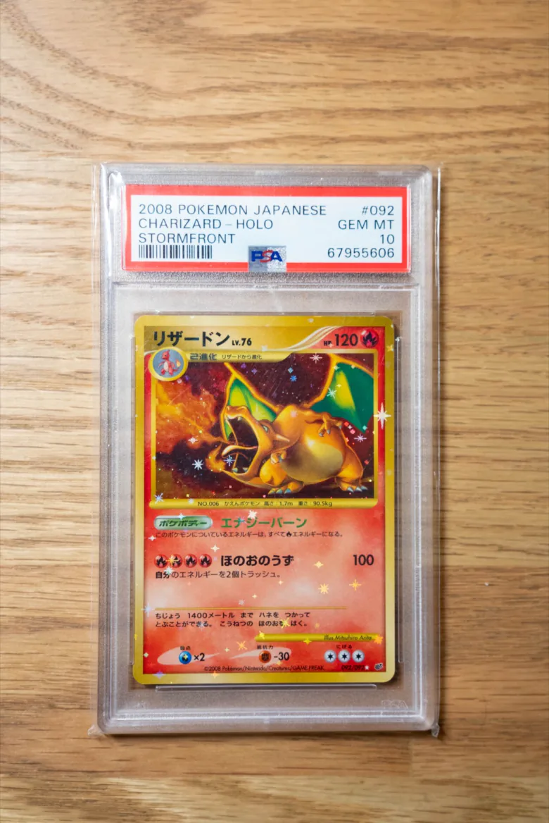 2008 Japanese Stormfront Charizard Holo 092 PSA 10 Gem Mint Pokemon Card For Sale Australia