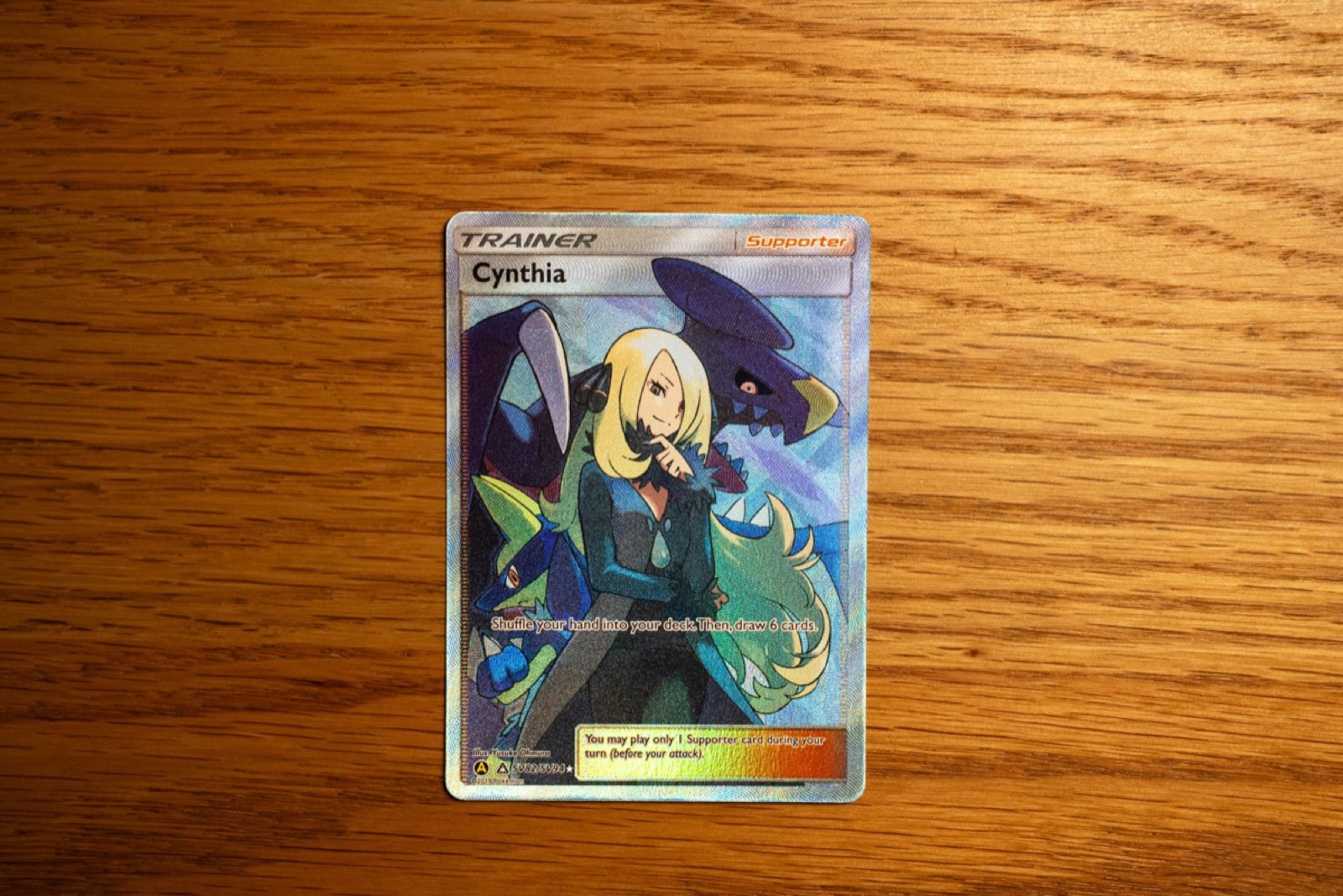 Cynthia SV82 SV94 Hidden Fates Full Art Shiny Vault Pokemon Card Mint — SOLD