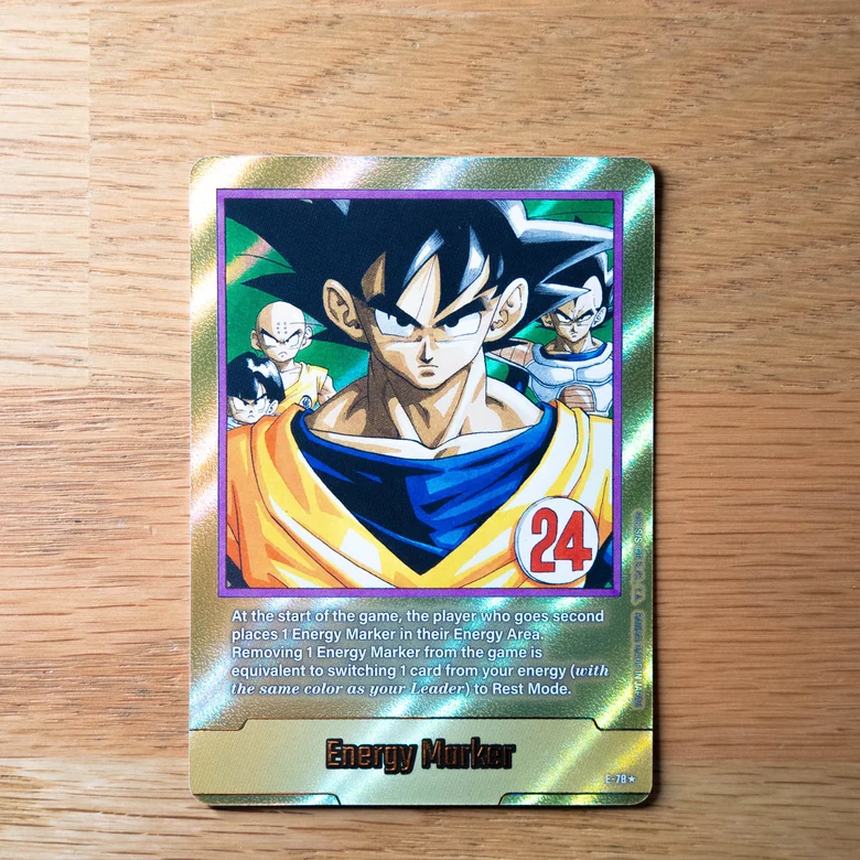 Dragon Ball Super Card Game Fusion World Energy Marker E-78 Gold Foil English For Sale Australia