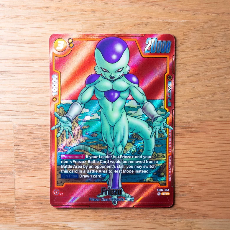 Dragon Ball Super Card Game Fusion World Frieza SB02-054 SR Super Rare For Sale Australia