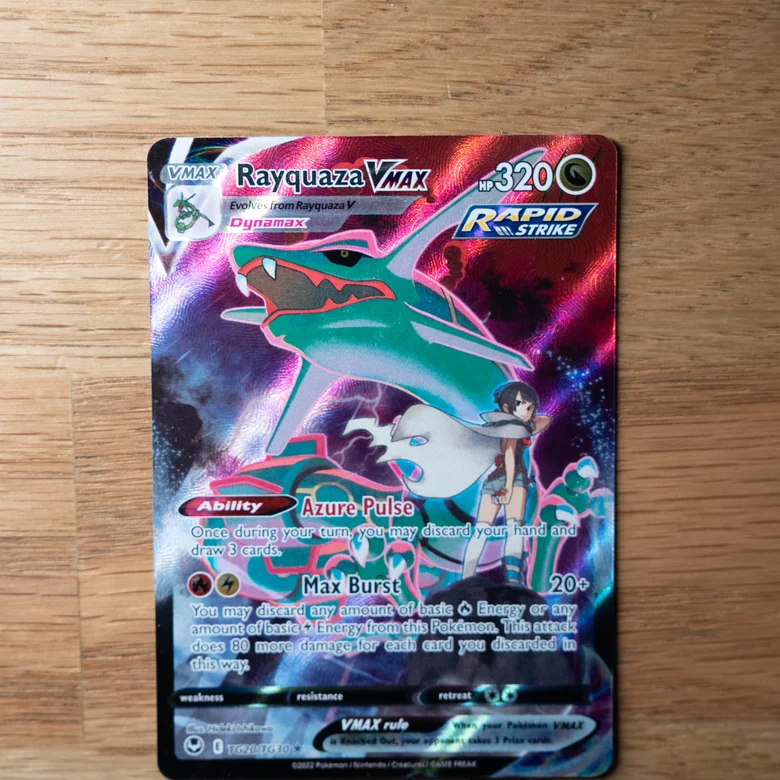 Pokemon Silver Tempest Trainer Gallery Rayquaza VMAX TG20/TG30 For Sale Australia