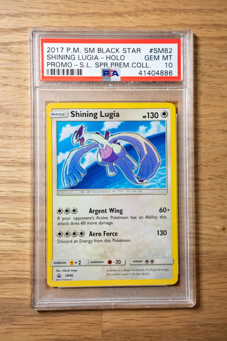 Black Star Promo SM82 Shining Lugia Holo PSA 10 Pokemon Card For Sale Australia